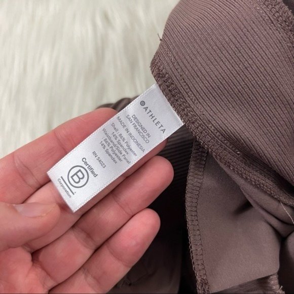 Athleta Women's Size 8 ? Mineral Brown Brooklyn‎ Ankle Pull On Pants Waist 30” - Picture 6 of 13